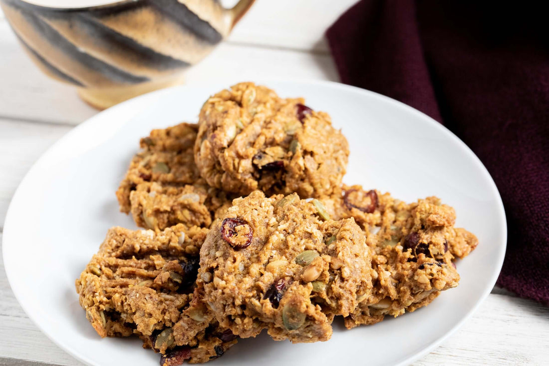 Pumpkin Spice Breakfast Cookies