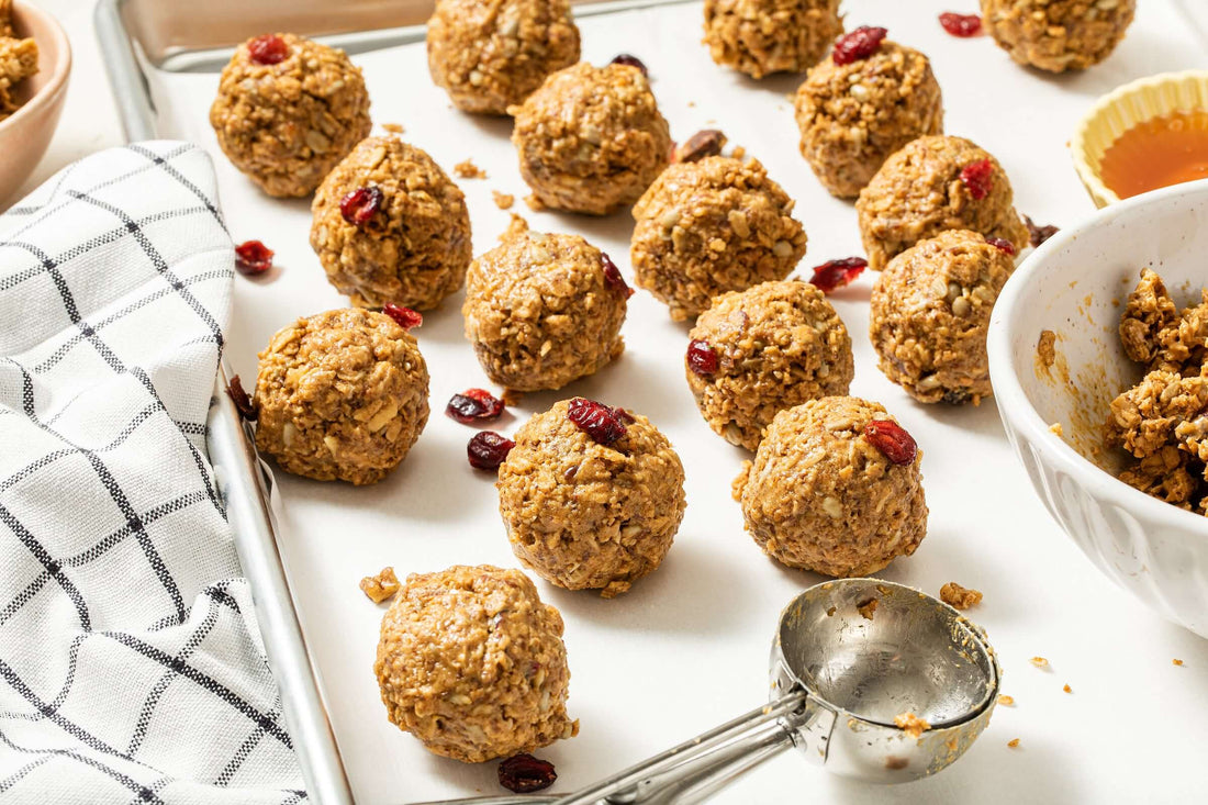 Cranberry Pecan Energy Bites