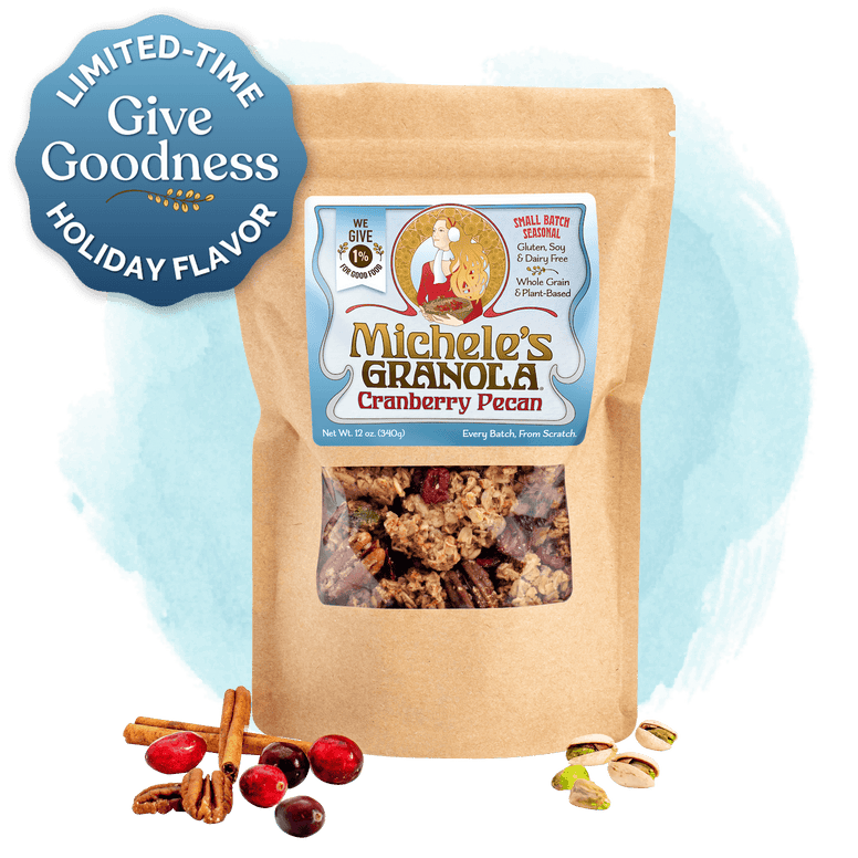 Michele's Cranberry Pecan Granola 12oz bag