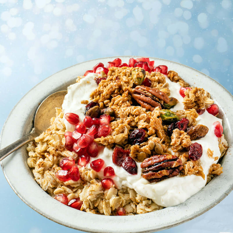 Michele's Cranberry Pecan, vegan, gluten-free granola - winter seasonal 