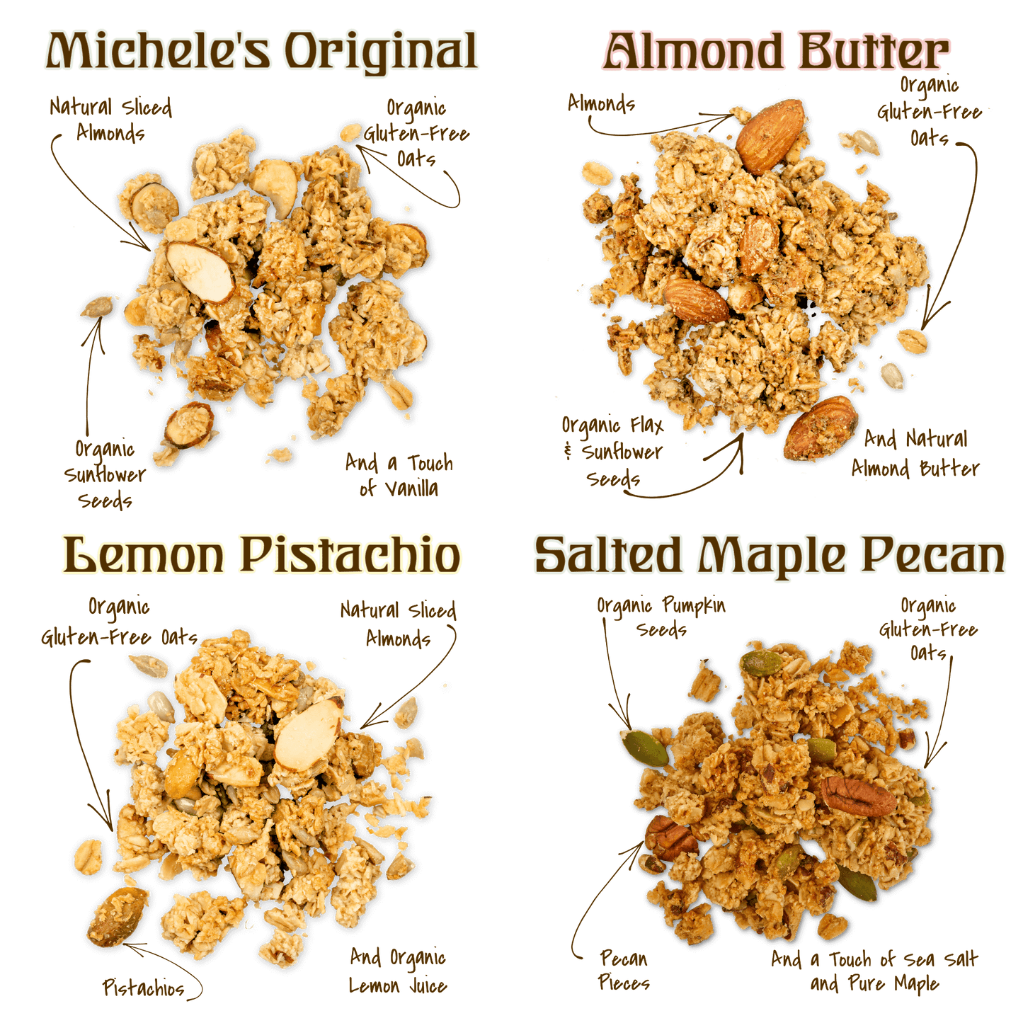 Granola Mini Sampler Variety 4-Pack