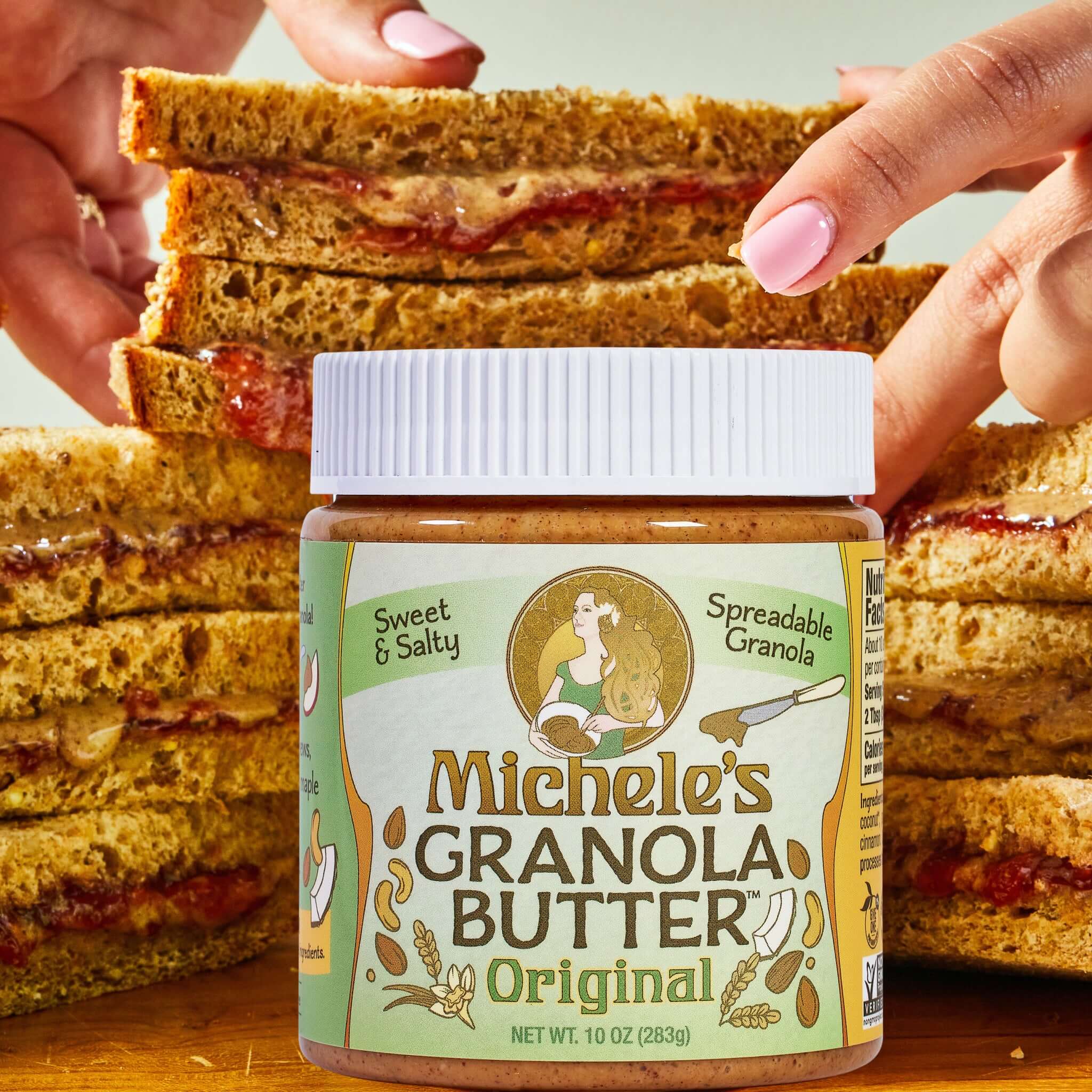 Michele's Original Granola Butter - spreadable granola for sandwiches and more