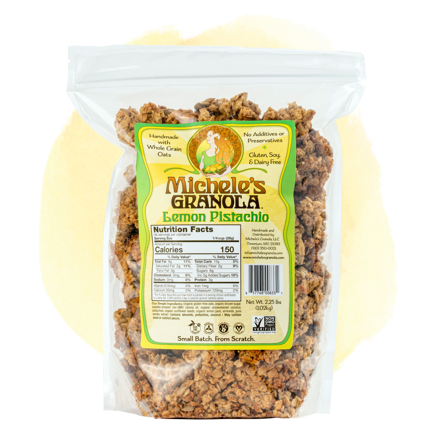 Michele's Lemon Pistachio Granola bulk bag