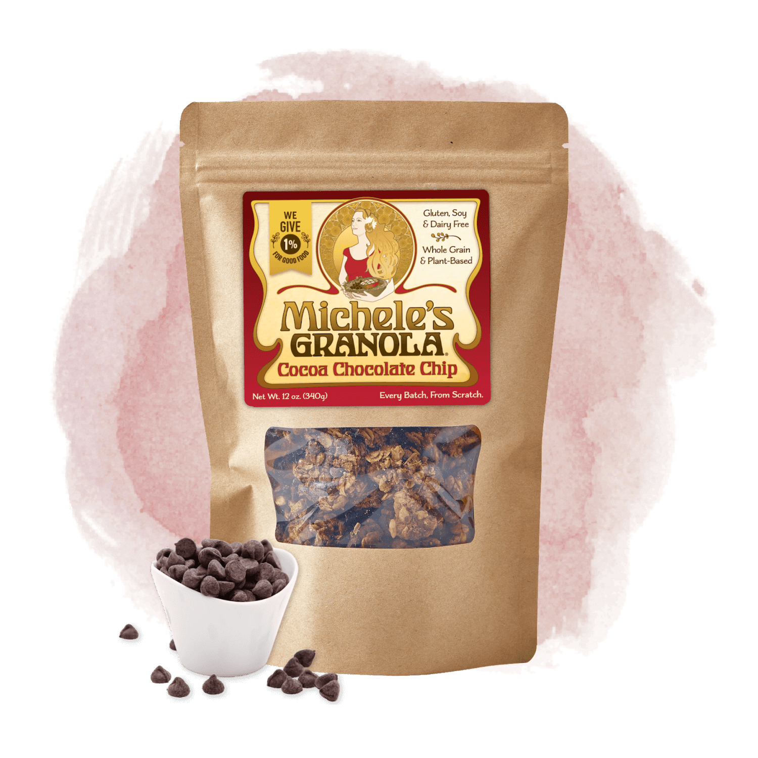 Michele's Cocoa Chocolate Chip Granola 12oz bag