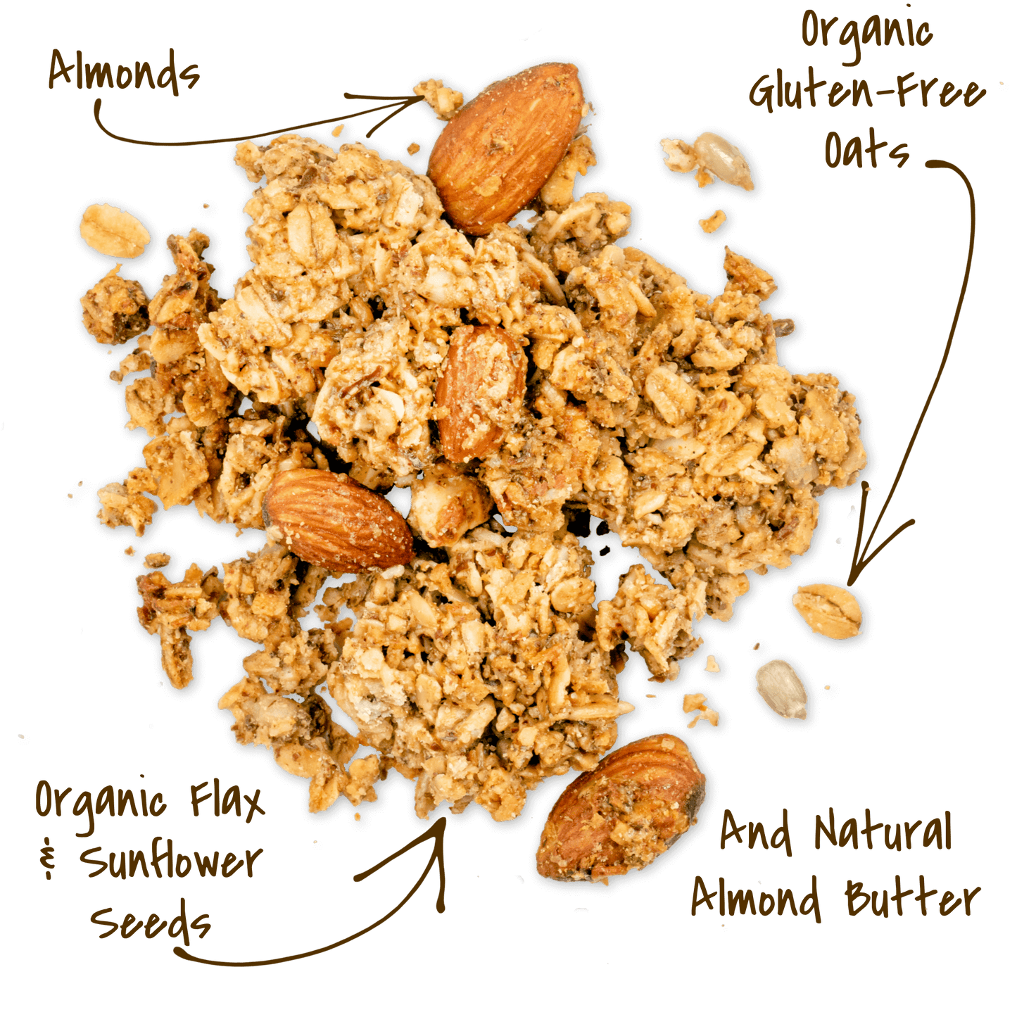 Michele's Almond Butter Granola clusters