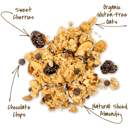 Michele's Cherry Chocolate Granola cluster